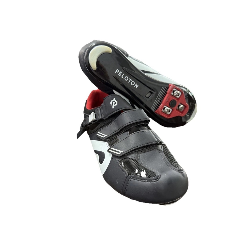 Peloton Cycling Bike Shoes w/Cleats Mens Size EU 46 US 12 PL-SH-B-46 Excellent